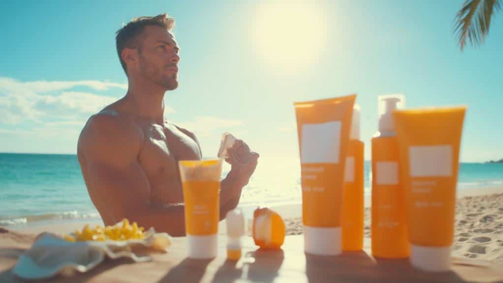 choosing men s body sunscreens
