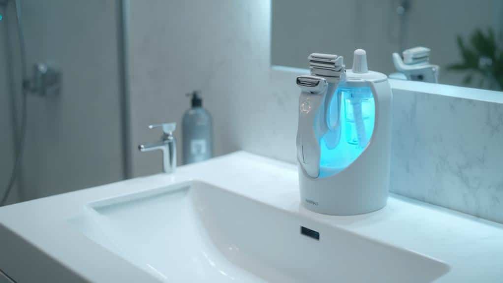 electric razor cleaning station factors