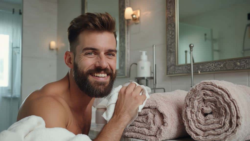 selecting men s washable towels