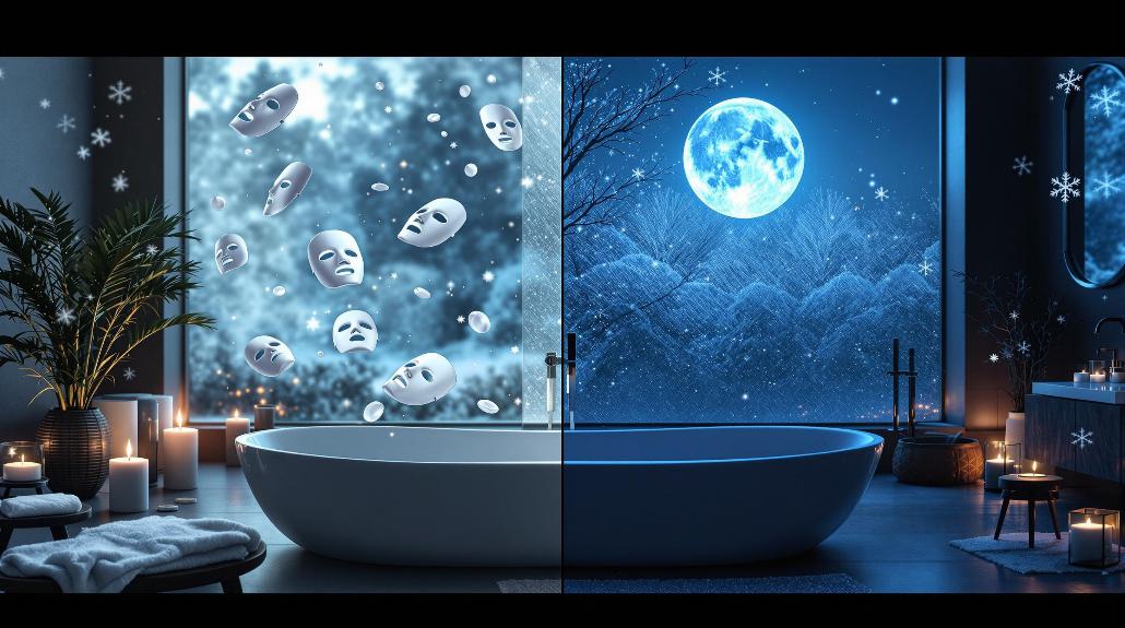 morning versus evening masking