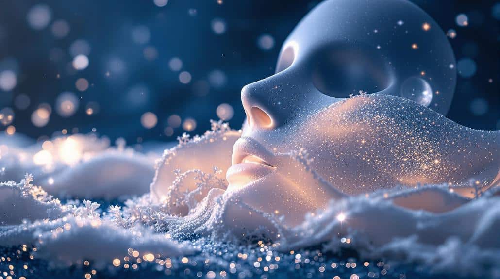 nighttime skincare with masks