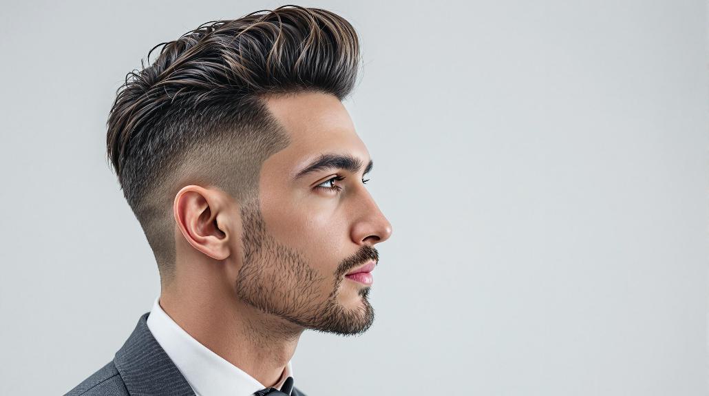 stylish contemporary hairstyle choice