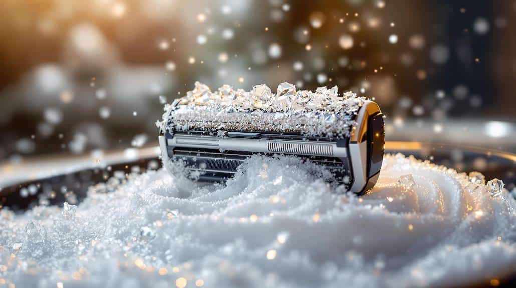 winter shaving precision technique