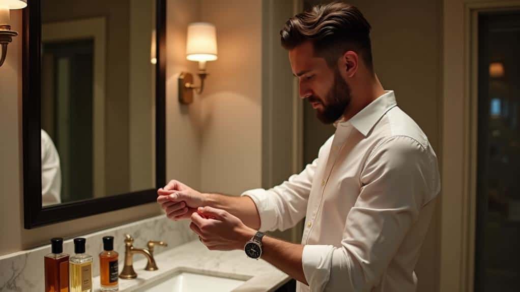 apply cologne to pulse points