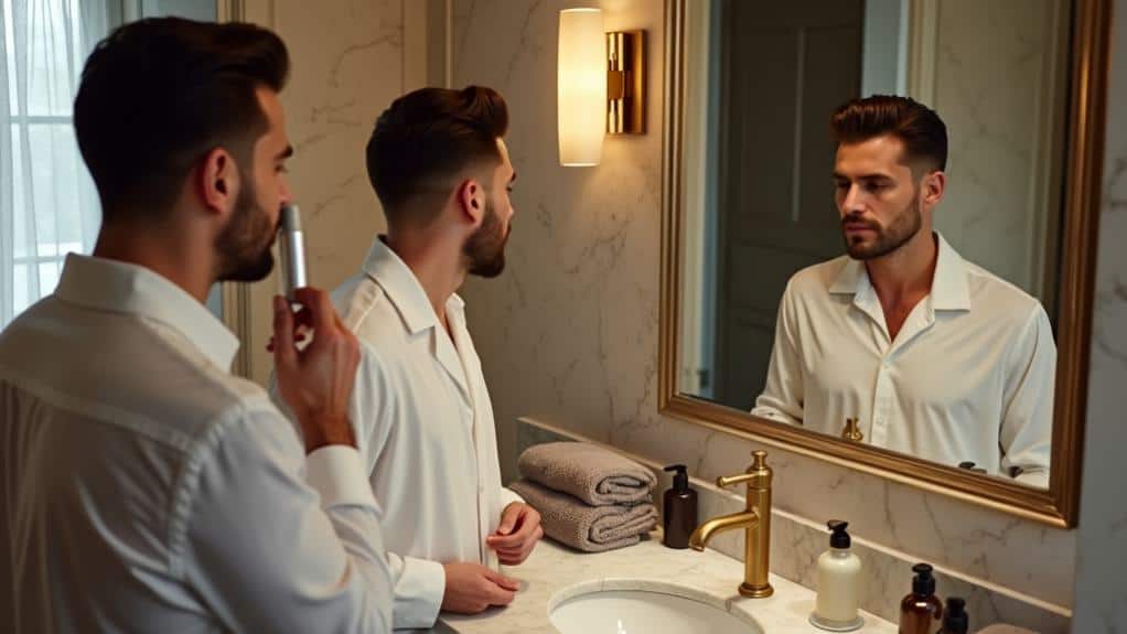 facial antiperspirant application precautions