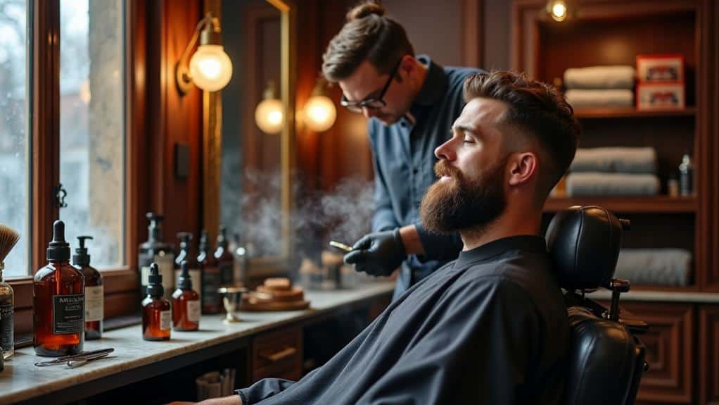 winter beard and lip care